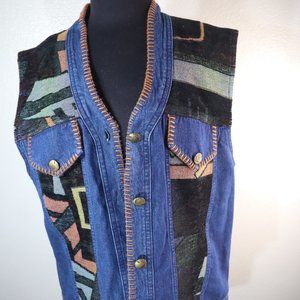 jon pierre denien vest womens  size 14